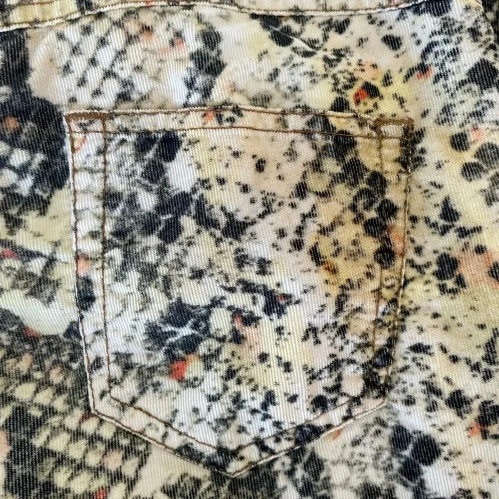 Isabel Marant snake print corduroy pants